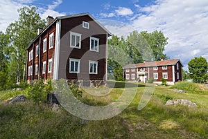 Ol-Anders farm buildings Halsingland Sweden
