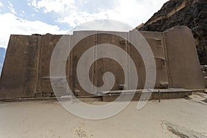 Olantaytamboo,Wall of the Six Monoliths, Inca, Peru