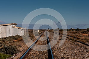 The Olary Railway Stop, South Australia photo