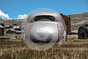 Old 1937 Chevrolet at the abandoned mine city of Bodie, California