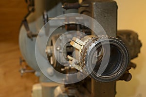 Old 35mm movie cinema projector