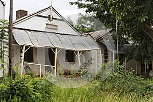 Old abandon gold mine village leydsdorp