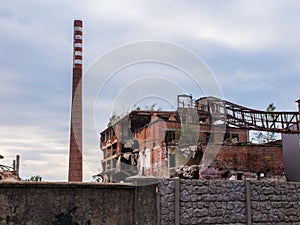 Old abandon paperworks in Kalety - Poland, Silesia province