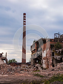 Old abandon paperworks in Kalety - Poland, Silesia province
