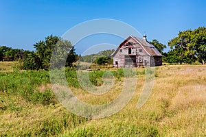 Old Abandonded Barn in Rural Oklahoma