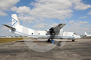 Old abandoned airplane