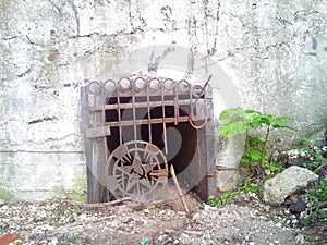 Old abandoned bombshelter