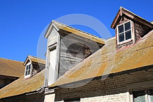 Old Abandoned Building on Alcatraz Island