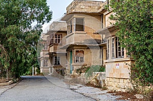 Old abandoned building in Manoel island, Malta