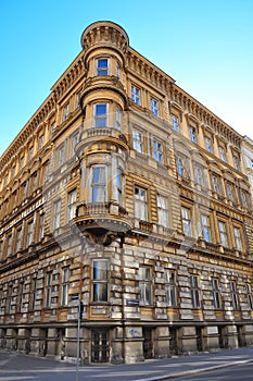 Old and abandoned building in Wien photo