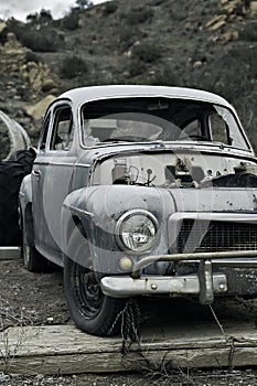 Old abandoned car