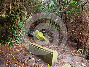 Old abandoned cemetery