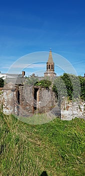 Old abandoned cemetery. Lochmaben. Lockerbie Scotland