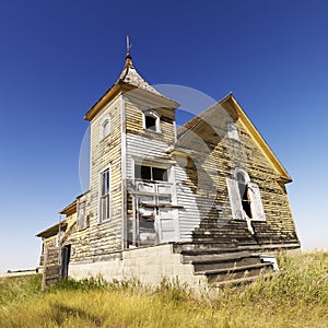 Old abandoned church.