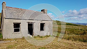 Old and abandoned cottage on Arranmore Island, County Donegal - Ireland