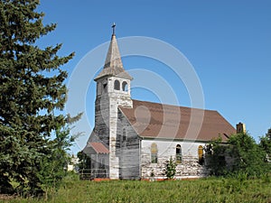 Old abandoned country church