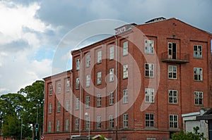 Old abandoned factory building