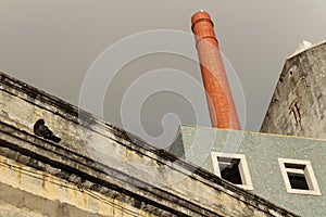 Old abandoned factory in Lisbon