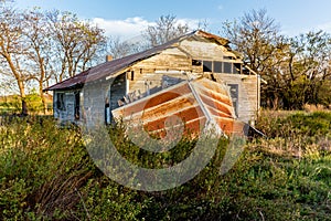 An Old Abandoned Farm House