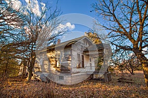 An Old Abandoned Farm House