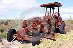 Old abandoned farm machinery in Western Australia