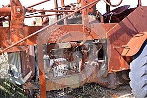 Old abandoned farm machinery in Western Australia