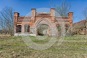 Old, abandoned and forgotten barn