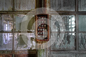 Old abandoned fuse box