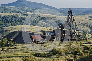 Old Abandoned Gold Mine located in Victor Colorado