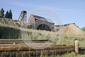 Old Abandoned Gold Mine located in Victor Colorado