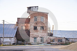 Old abandoned grain elevator