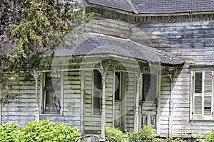 Old, abandoned house