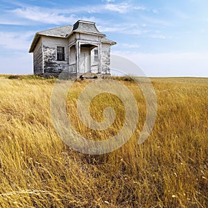 Old abandoned house.