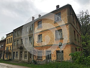 Old abandoned house in serbian village. Southeast of Serbia. photo