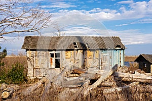 Old abandoned hut