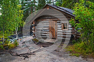 Old abandoned hut