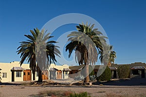 An old abandoned motel.