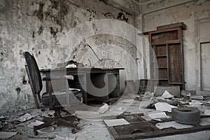 Old abandoned office