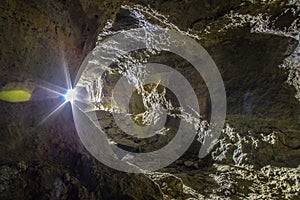 Old abandoned phosphorite mine