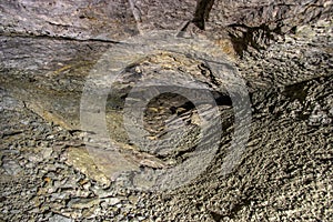 Old abandoned phosphorite mine