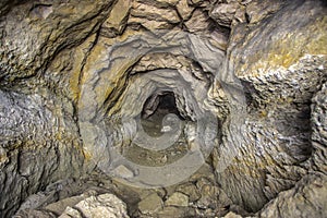 Old abandoned phosphorite mine