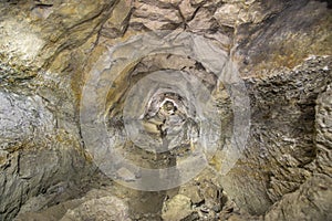 Old abandoned phosphorite mine