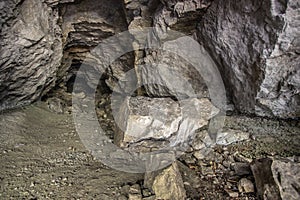 Old abandoned phosphorite mine