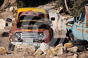 Old Abandoned Pickup Trucks