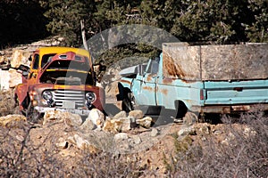 Old Abandoned Pickup Trucks