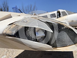 Old abandoned plane