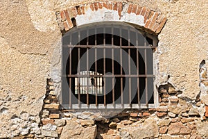 Old abandoned prison cell