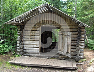 Old abandoned prospector camp.