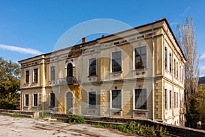 The old and abandoned public school in Akritas village, Florina, Greece, built in 1910, at a time when there were about 800 pupils