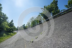 Old abandoned racetrack of Monza